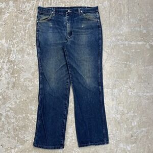 Wrangler Jeans Mens 35x29 Blue Pants 933 Silver‎ Western Grunge Denim Tag 36x30